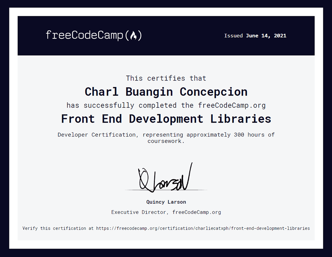 Front End Development Libraries
