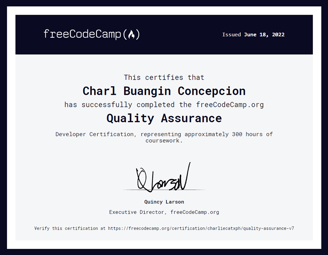Quality Assurance