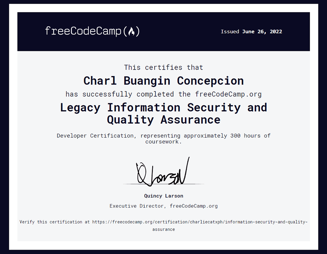 Information Security and QA